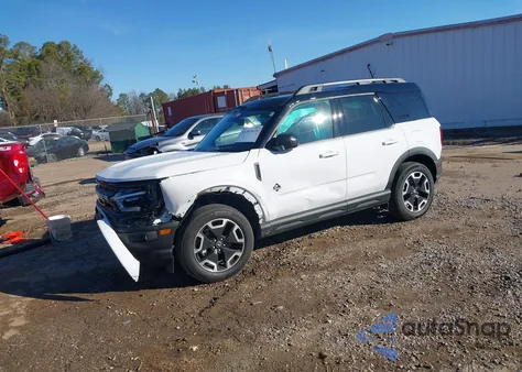 2022 Ford Bronco Sport Outer Banks z USA, uszkodzony, nr VIN 3FMCR9C66NRD62652